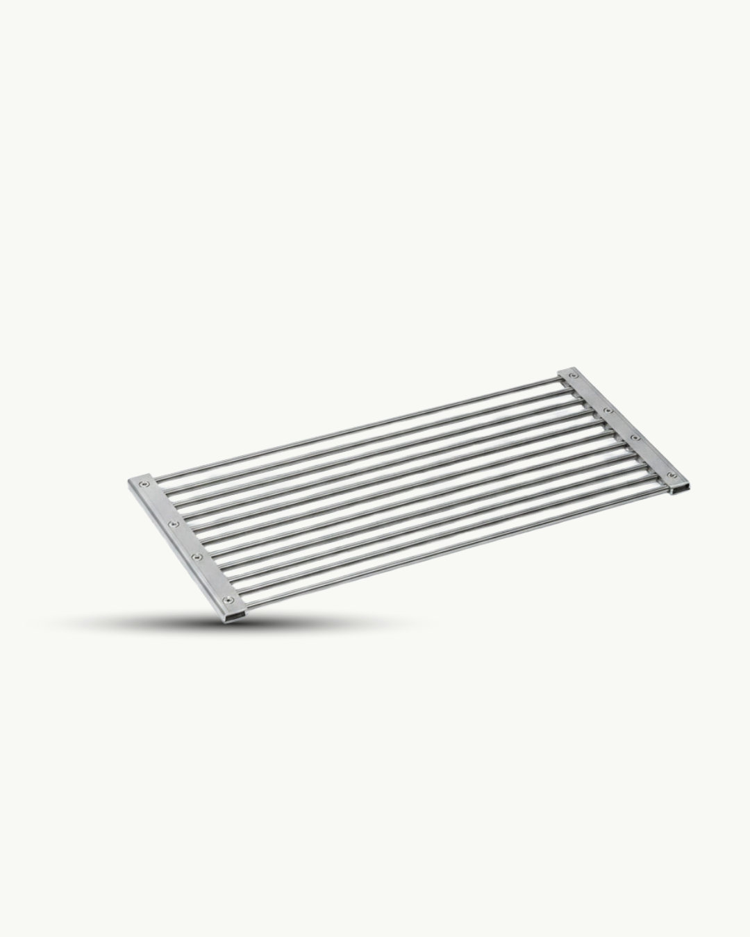 Premium Edelstahl Grillrost 21 x 44 cm aus 1.4571 Rundstahl – zerlegbar und spülmaschinengeeignet