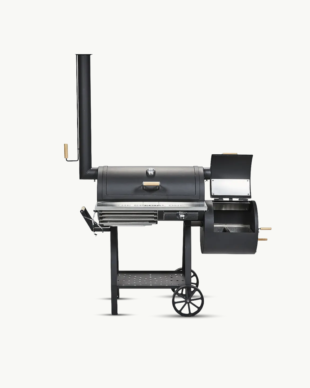 THE SMOKE ONE – Premium Offset Smoker aus 4 mm Stahl